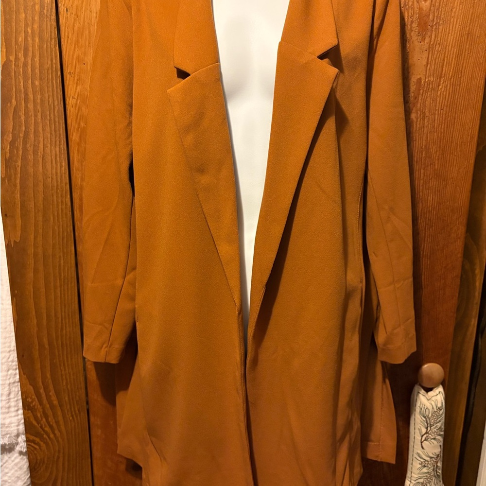 Timing Women's Warm Orange Blazer